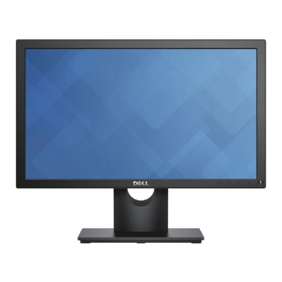 Dell E1916H Guia Del Usuario