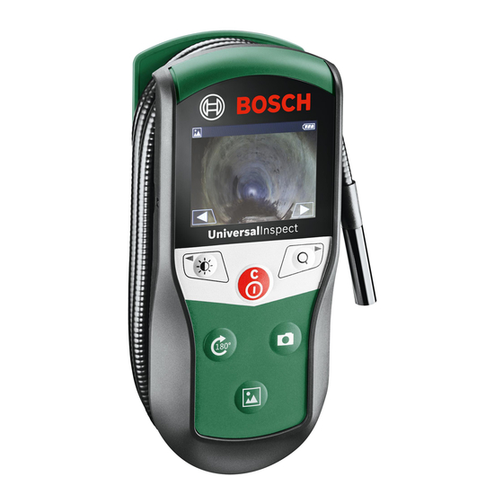 Bosch WEU UniversalInspect Manuales