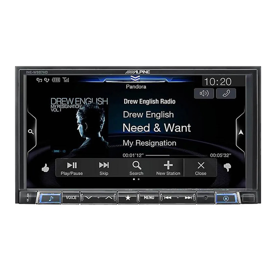 Alpine X409 Manual De Operación
