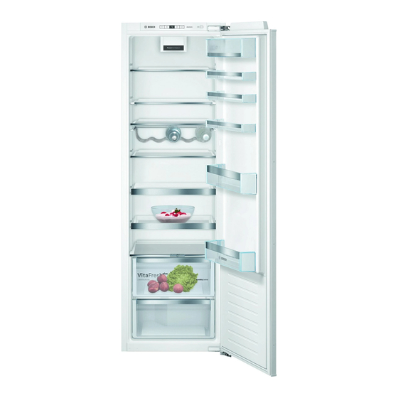 Bosch KIR81 Serie Manual De Usuario