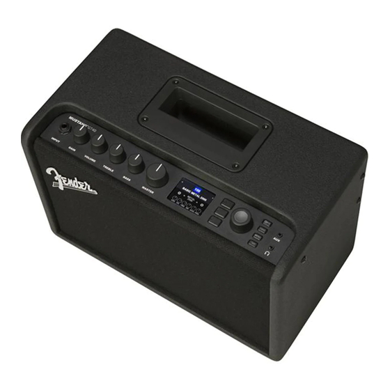 Fender MUSTANG GT Serie Guia De Inicio Rapido