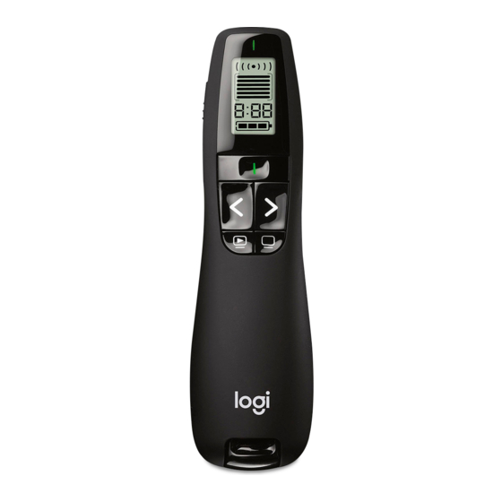 Logitech R800 Guía De Configuración
