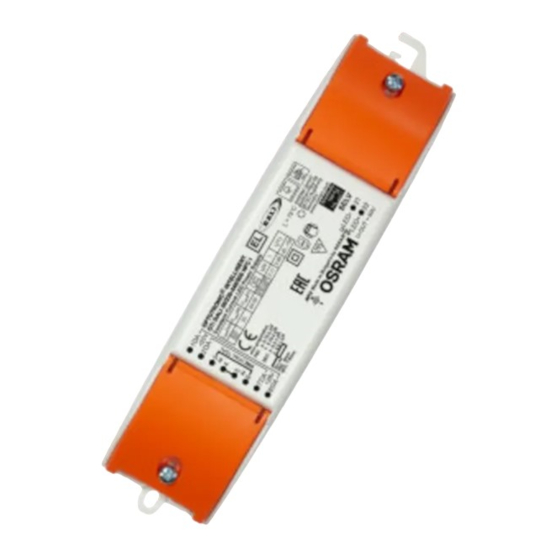Osram OPTOTRONIC OTi DALI 20/220-240/500 NFC I Guia De Inicio Rapido