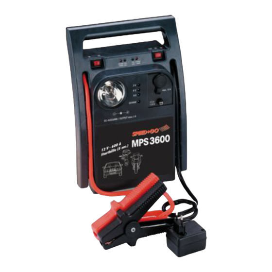 SPEED+GO MPS 3600 Instrucciones De Uso