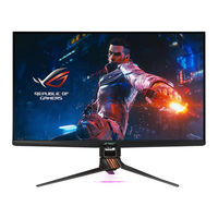 Asus ROG SWIFT PG32UQX Manual De Instrucciones