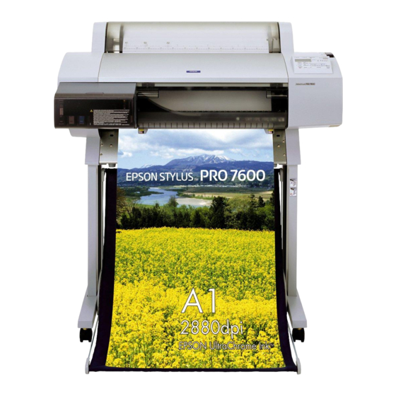Epson Stylus Pro 7600 Manual De Instalación Y De Usario
