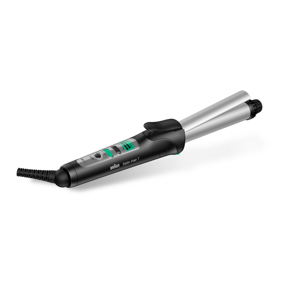 Braun Satin Hair 7 CU 720 Manual De Instrucciones