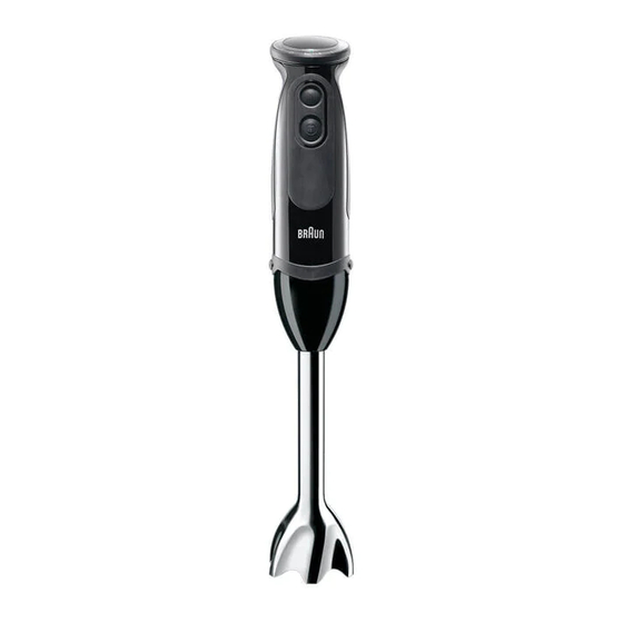 Braun MultiQuick 5 Vario MQ 5000 Manual De Instrucciones