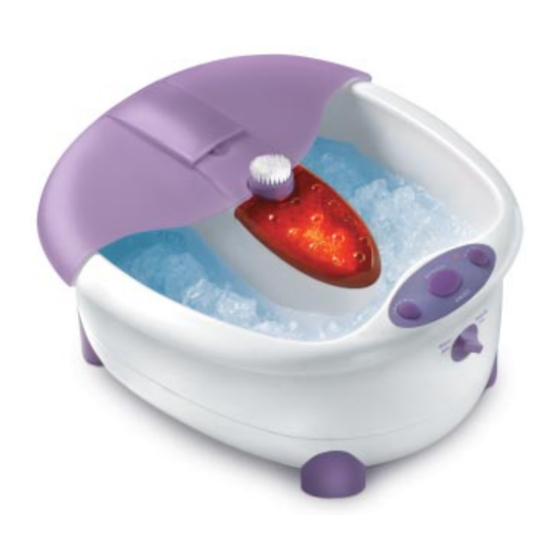 HoMedics JetSpa Ultra JS-200P Manual De Instrucciones