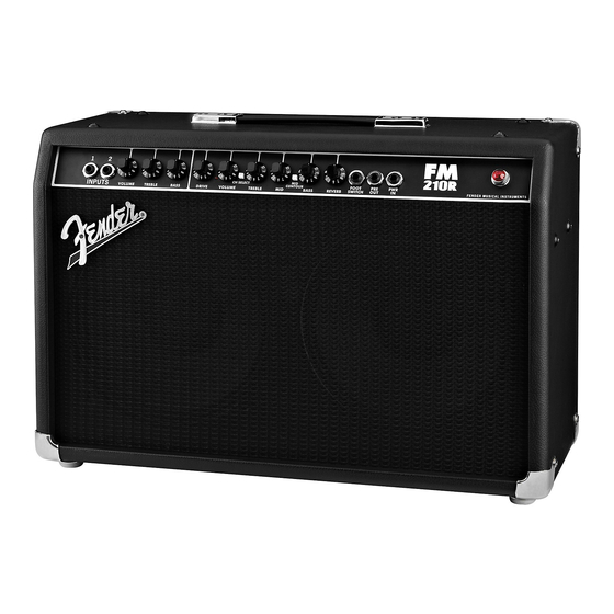 Fender FM 210R Manuales