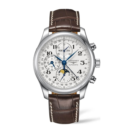 Longines CRONOGRAFO. L687 Manual De Instrucciones