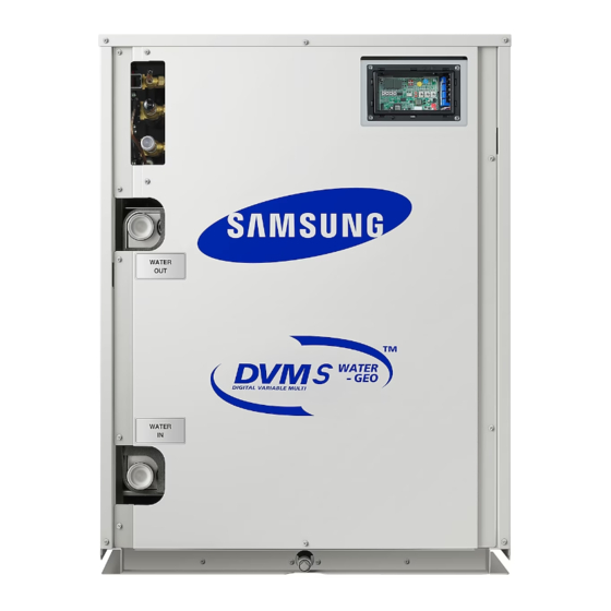 Samsung DVM S WATER-GEO AMKXWD Serie Manuales