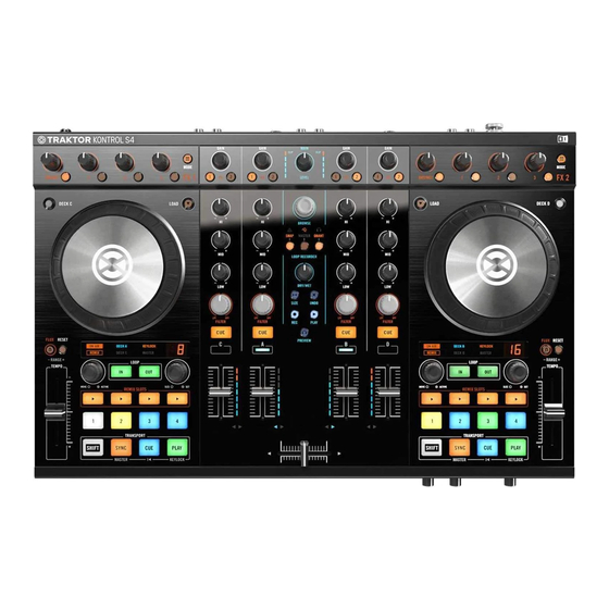 Native Instruments TRAKTOR KONTROL S4 Guía De Usuario