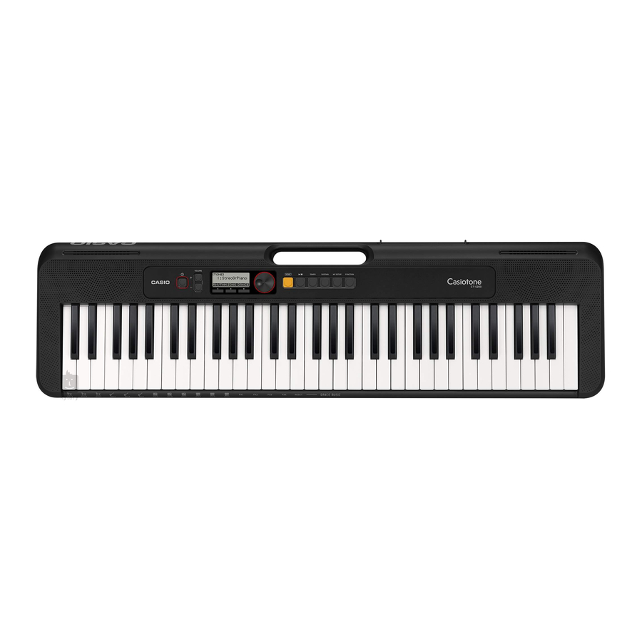Casio Casiotone CT-S200 Guia Del Usuario