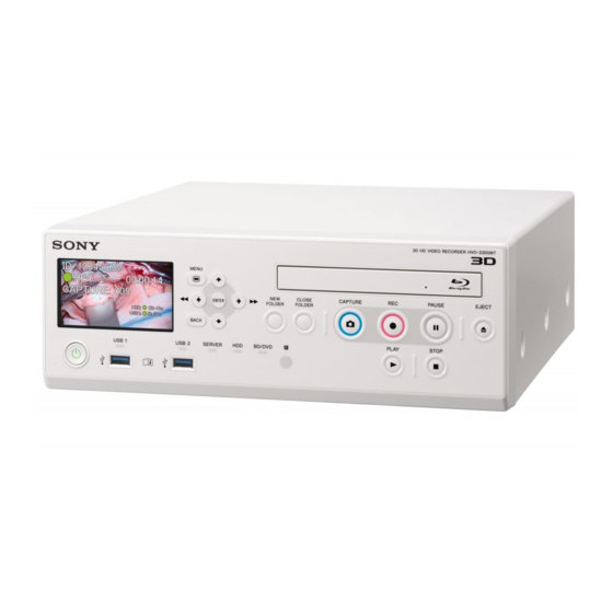 Sony HVO-3300MT Manual De Instrucciones