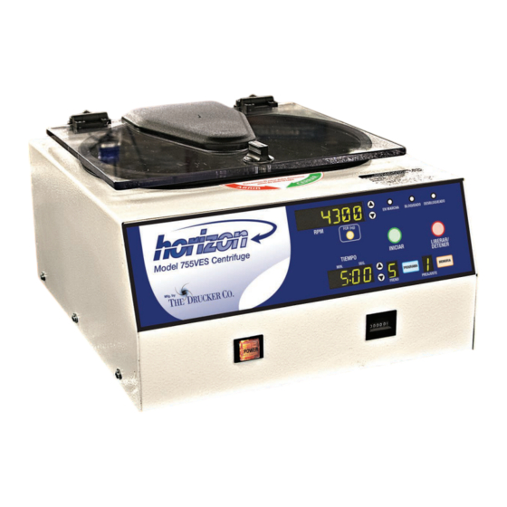 Drucker HORIZON 755VES Manual De Funcionamiento