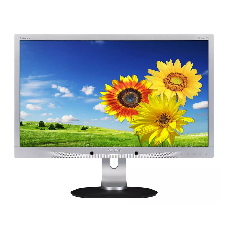 Philips Brilliance 241P4 Manual De Usuario