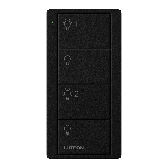 Lutron PK2-4B Guia De Inicio Rapido