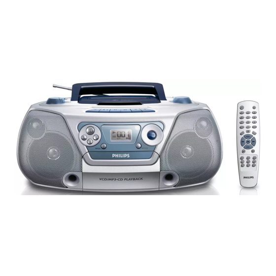 Philips AZ5140 Manual Del Usuario