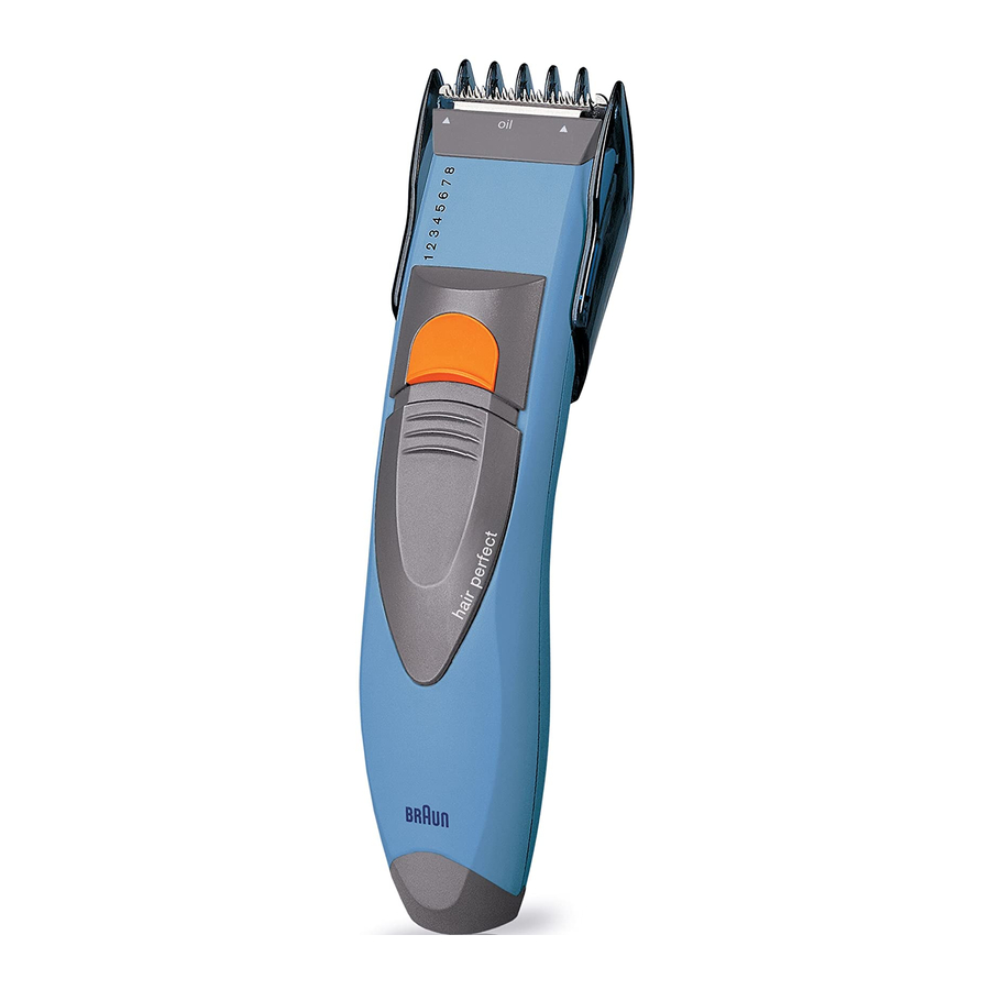 Braun HairPerfect HC 50 Manuales