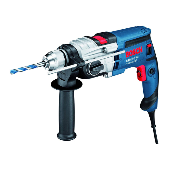 Bosch GSB 19-2 RE Professional Manual Original