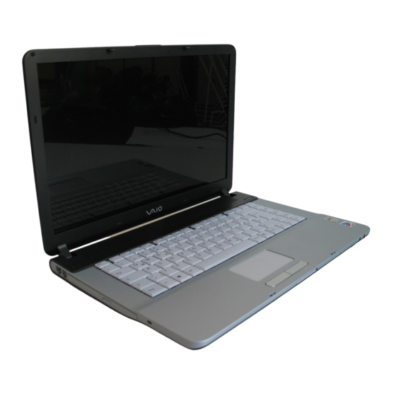 Sony Vaio VGN-FS Serie Guia Del Usuario