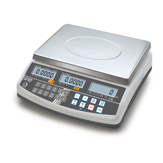 KERN CFS Serie Manual De Instrucciones