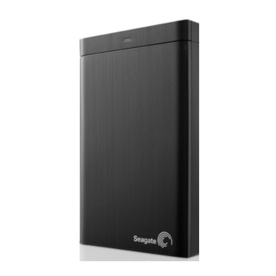 Seagate Dashboard Guia Del Usuario