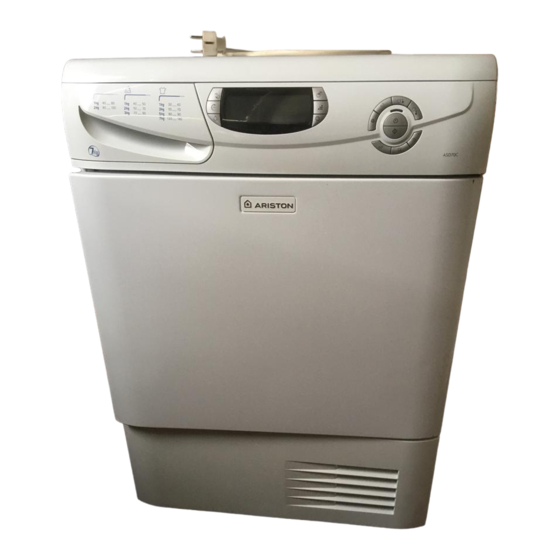 Ariston ASD70C Folleto De Instrucciones