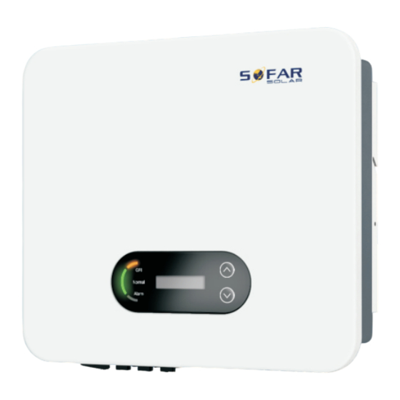 Sofar Solar SOFAR3.3-12KTLX-G3 Manual Del Usuario