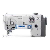 Durkopp Adler 550-12-33 Instrucciones De Uso
