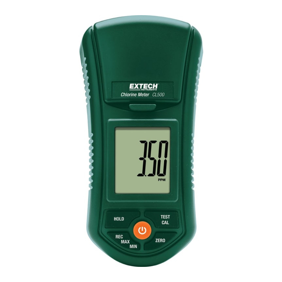 Extech Instruments CL500 Guia Del Usuario