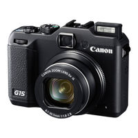 Canon PowerShot G15 Guía Del Usuario De La Cámara