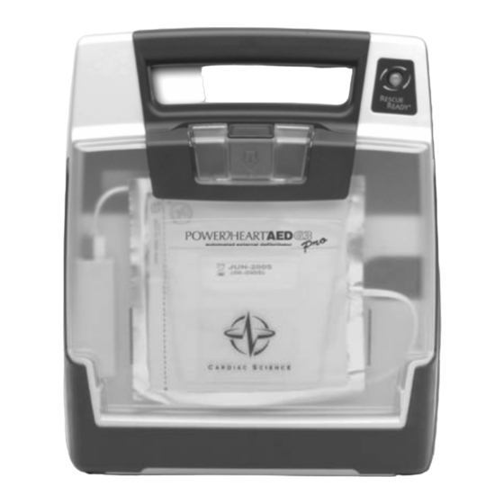 Cardiac Science POWER HEART AED G3 Pro Instrucciones De Uso