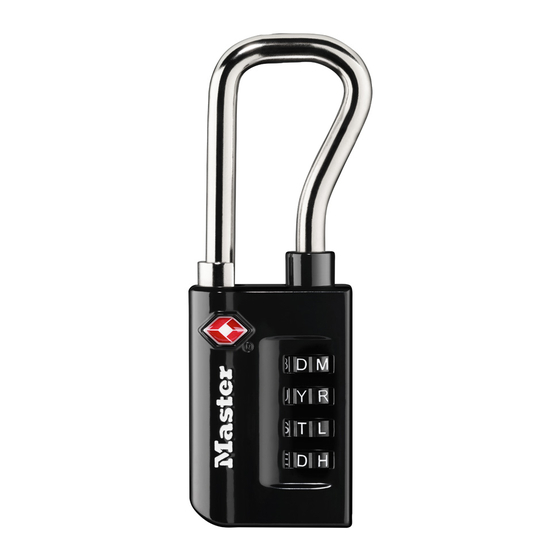 Master Lock 4696DWD Instrucciones