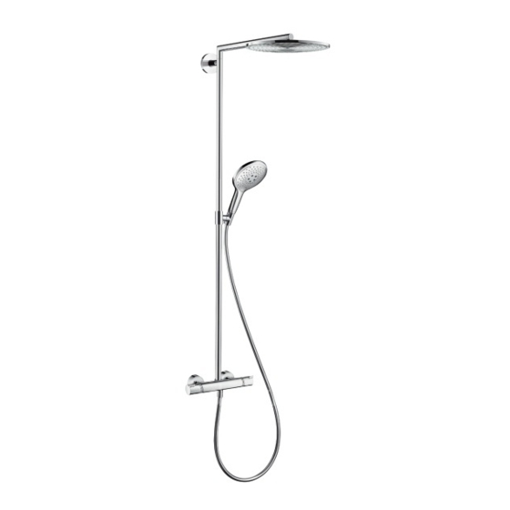 Hansgrohe Raindance Showerpipe 27160000 Instrucciones De Montaje