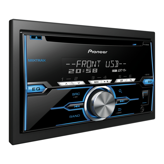 Pioneer FH-X385UB Manual De Instrucciones