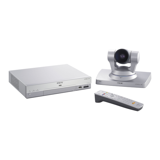 Sony IPELA PCS-XG80 Manual De Instrucciones