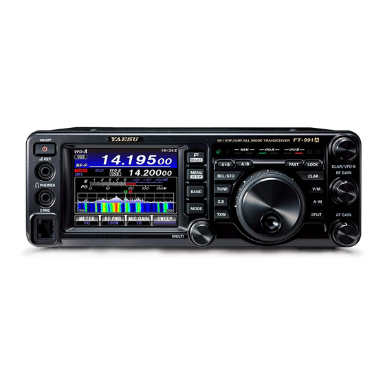 Yaesu FT-991A Manuales