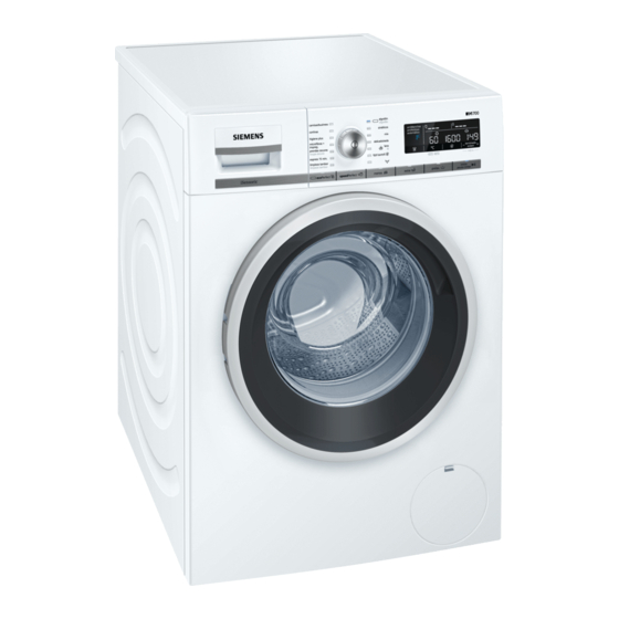 Siemens WM16W570EE Instrucciones De Uso Y Montaje