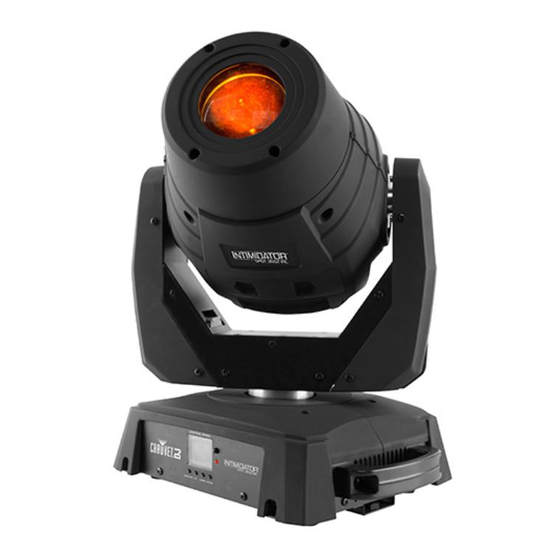 Chauvet DJ Intimidator Spot 355Z IRC Manuales