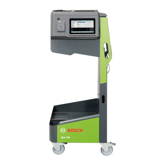 Bosch BEA 750 Manual Original
