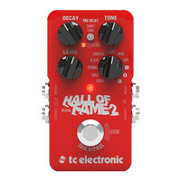 Tc Electronic HALL OF FAME 2 REVERB Guía Rápida