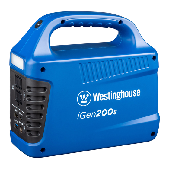 Westinghouse iGen200s Manual De Usuario