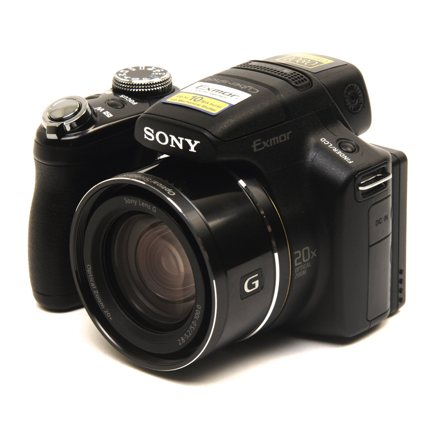 Sony Cyber-shot DSC-HX1 Manual De Instrucciones