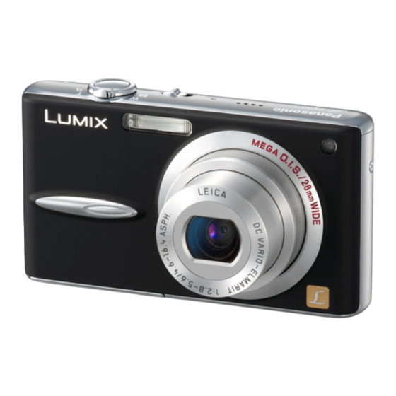Panasonic lumix DMC-FX30 Instrucciones De Funcionamiento