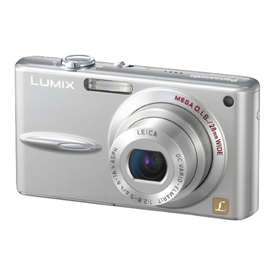 Panasonic Lumix  DMC-FX30 Instrucciones De Funcionamiento