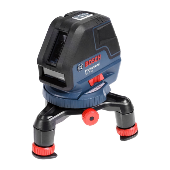 Bosch GLL 3-50 Instrucciones De Funcionamiento