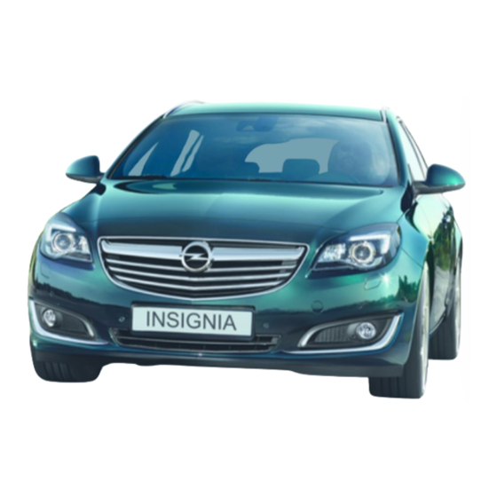 Opel INSIGNIA 2015 Manual De Infoentretenimiento