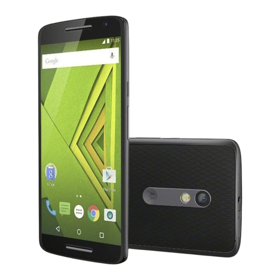 Motorola Moto X Play Manual Del Usuario